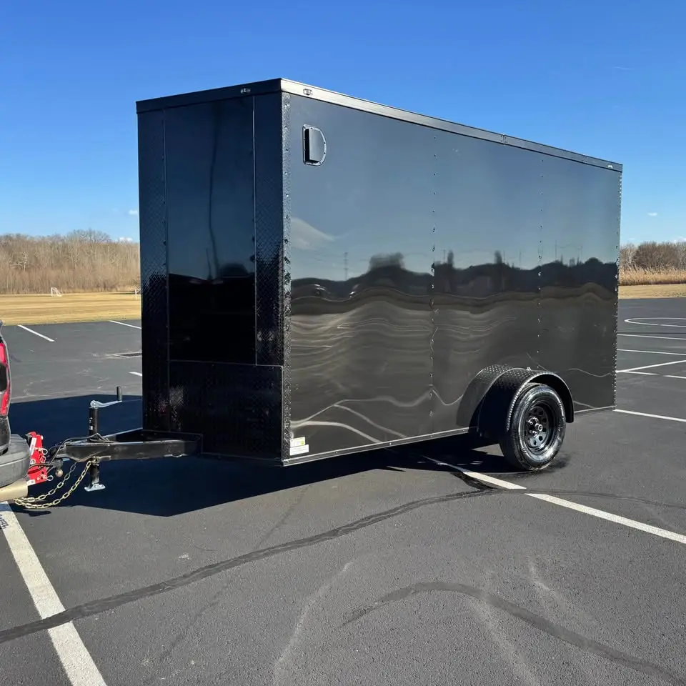 2026 southern made 6x12 enclosed vendor trailer black 2026 southern made 6x12 enclosed vendor trailer black