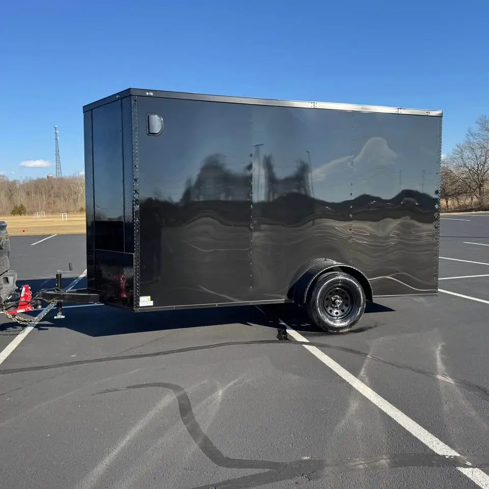 2026 southern made 6x12 enclosed vendor trailer black 2026 southern made 6x12 enclosed vendor trailer black