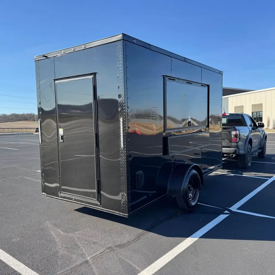 2026 southern made 6x12 enclosed vendor trailer black 2026 southern made 6x12 enclosed vendor trailer black