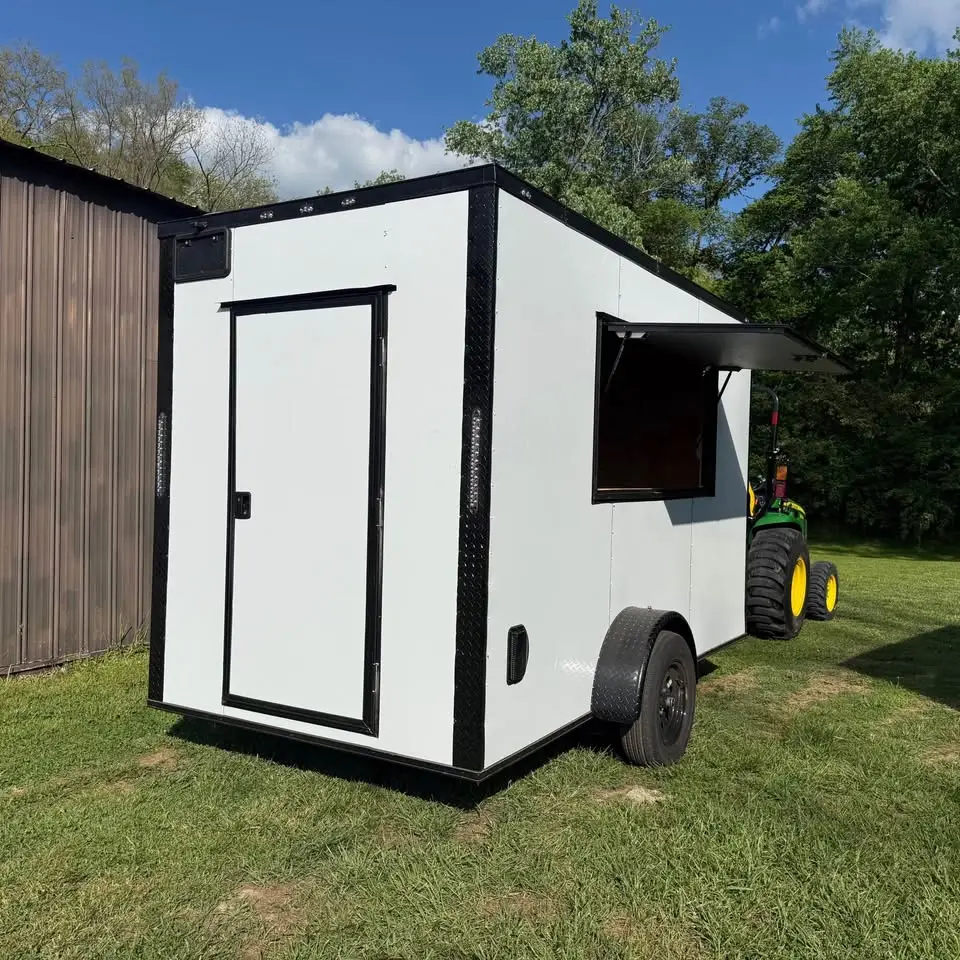 2026 southern made 6x12 enclosed cargo trailer white blackout 2026 southern made 6x12 enclosed cargo trailer white blackout