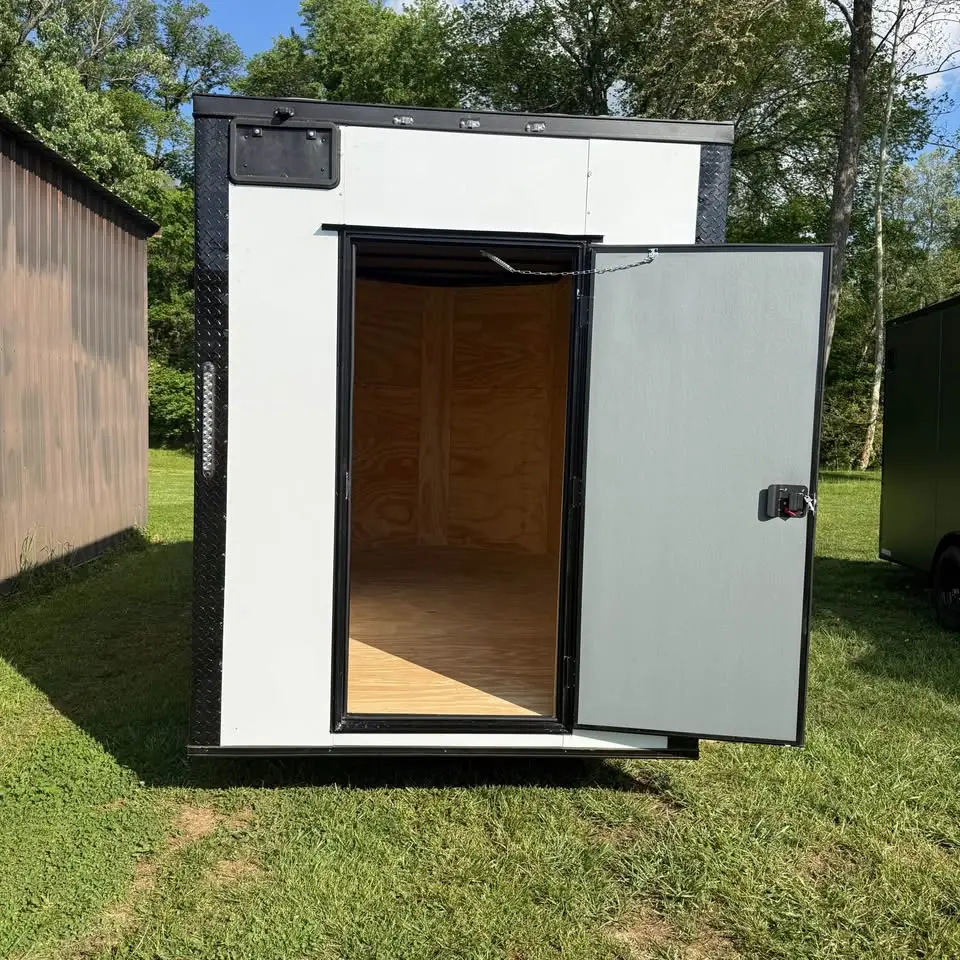 2026 southern made 6x12 enclosed cargo trailer white blackout 2026 southern made 6x12 enclosed cargo trailer white blackout