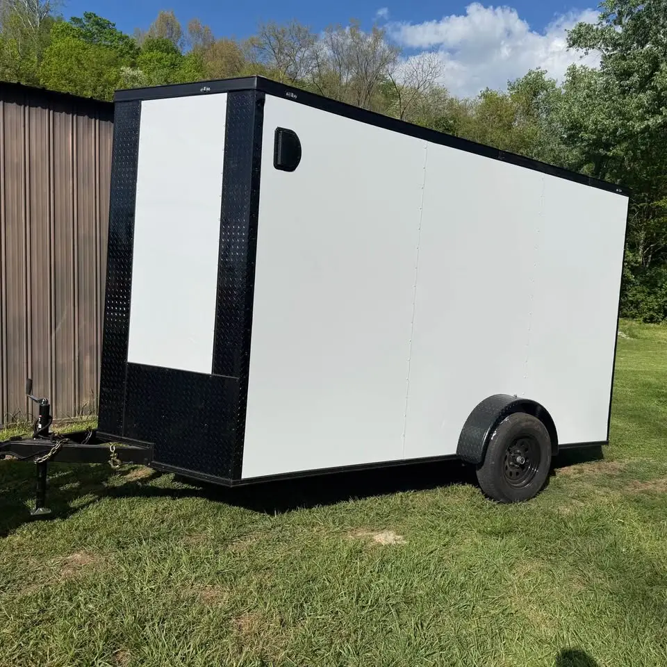 2026 southern made 6x12 enclosed cargo trailer white blackout 2026 southern made 6x12 enclosed cargo trailer white blackout
