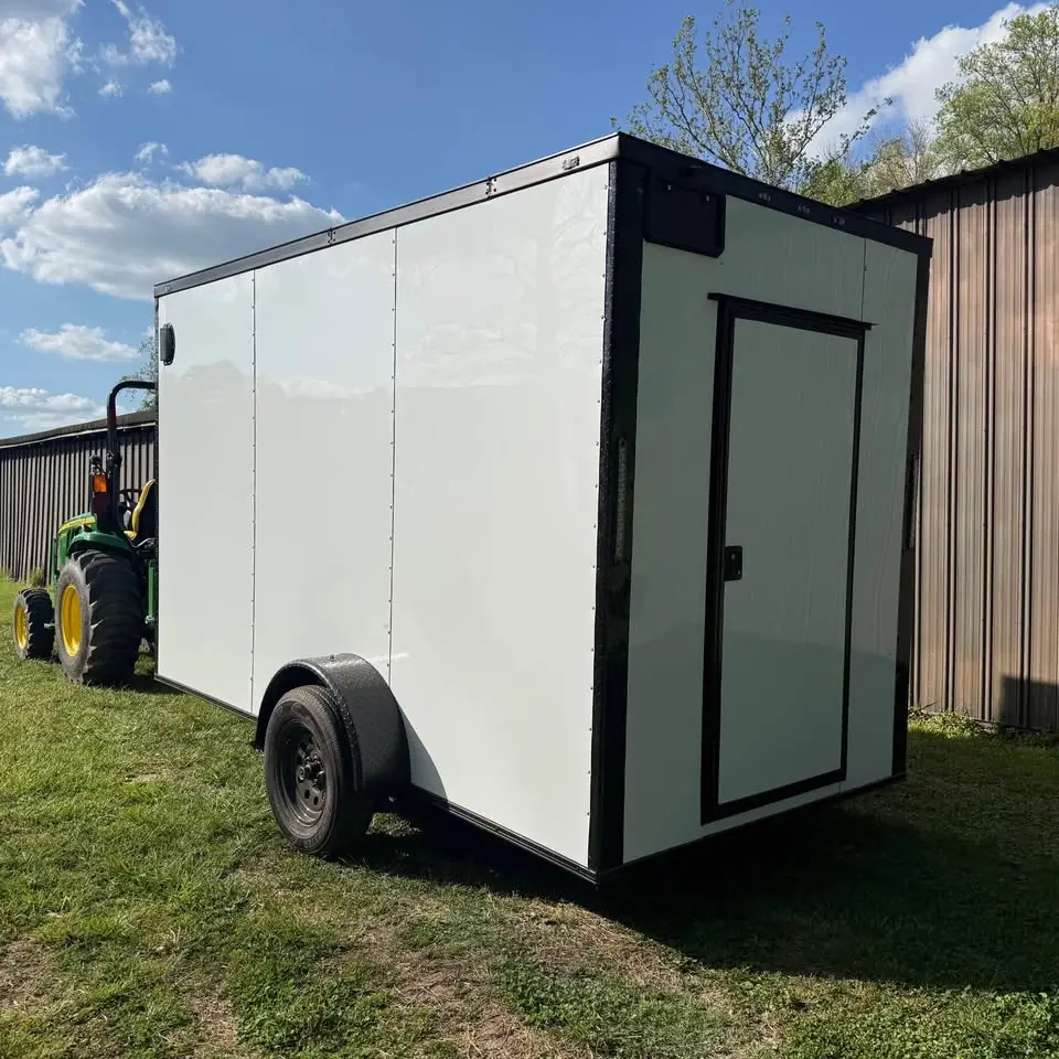 2026 southern made 6x12 enclosed cargo trailer white blackout 2026 southern made 6x12 enclosed cargo trailer white blackout